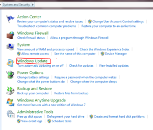 update Windows 7
