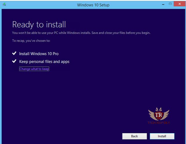 Upgrade to Windows 10 from Windows 7 or 8