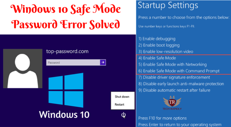 Windows 10 Safe Mode Password